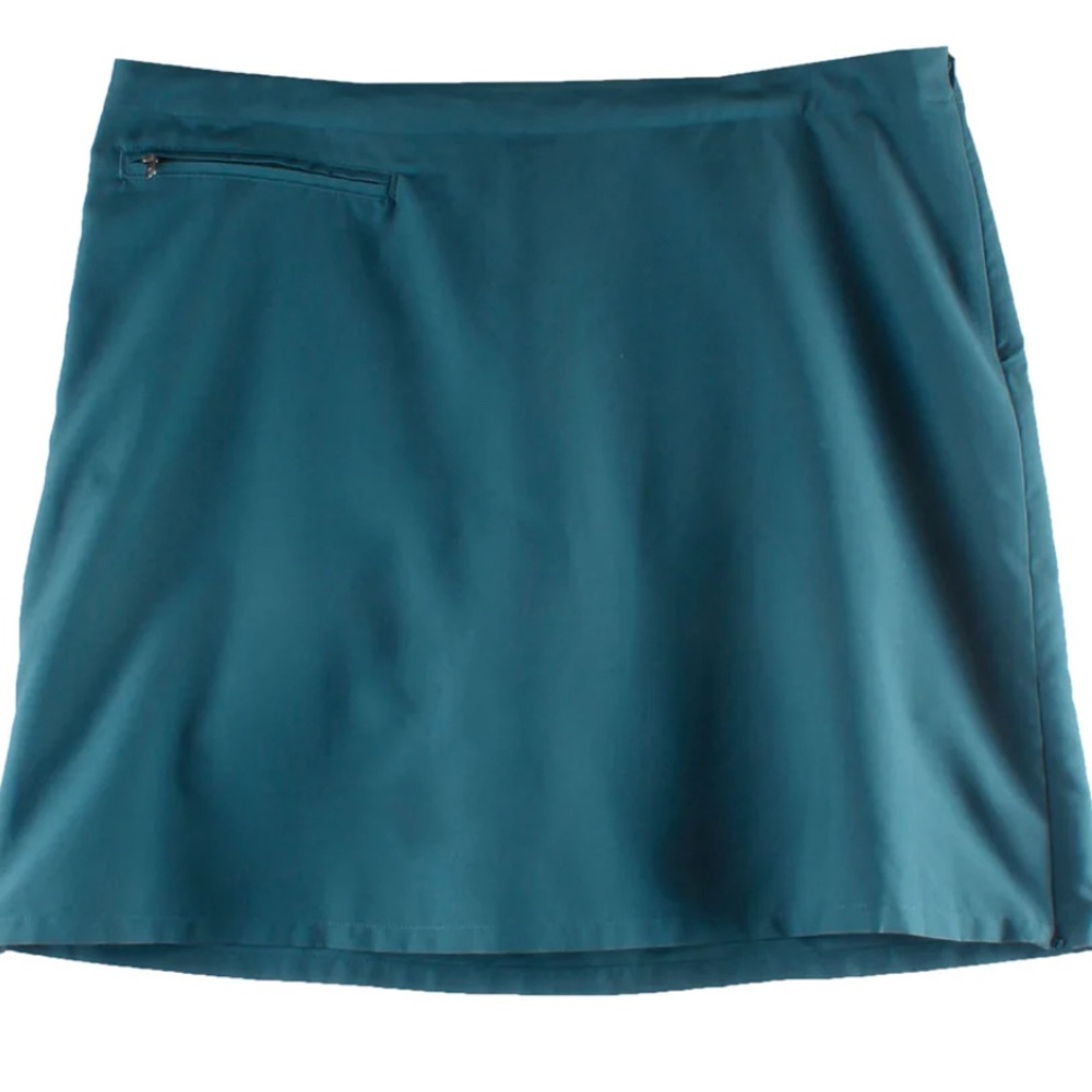 Patagonia SKORT Women's Teal A-Line Skort with Zip Pocket